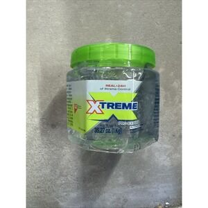 Xtreme Pro-Expert Hair Styling Gel, Unisex, 35.27 oz Jumbo Clear Jar